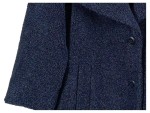 Vorschaubild 4 von Klassischer Mantel Damen Blau Gr. 40/L Wolle Uni Langarm Alltag Business