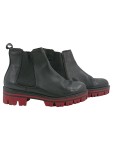 Vorschaubild 1 von Stiefeletten Damen Gr. 41 Schwarz Leder Slip-On 5.5 cm Urban Alltag Uni