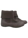 Vorschaubild 1 von Damen Stiefelette Braun Gr. 35 Strickbund gefüttert Casual