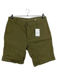 Vorschaubild 1 von Shorts Herren Gr. W33/52/L Oliv Baumwolle Uni Casual Freizeit Knopf