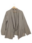 Vorschaubild 1 von Übergangsjacke Damen Gr. 42/XL Grau Baumwolle Polyester Uni Casual