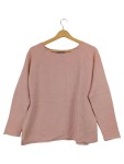 Vorschaubild 1 von Pullover Damen Gr. 40/L Rosa Baumwolle Strukturmuster Casual