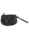 Vorschaubild 2 von Clutch Wristlet Damen Schwarz Beige Monogramm Tasche