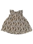 Vorschaubild 4 von Baby Mädchen Kleid Leoparden Gr. 62 Beige Baumwolle