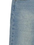 Vorschaubild 2 von Jeans Regular Fit Kinder Blau Gr. 140 Baumwolle Uni Casual Alltag 33 cm