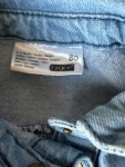 Vorschaubild 4 von Jeanskleid Kinder Gr. 80 Blau Baumwolle Punkte Casual Alltag Knopf