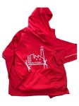 Vorschaubild 2 von Kinder Trainingsjacke Kapuze Rot Dance Factory Gr. 128
