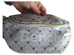 Vorschaubild 3 von Gürteltasche Bauchtasche Palmenmuster Crossbody Bag Damen Grau Polyester