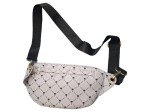 Vorschaubild 4 von Gürteltasche Bauchtasche Palmenmuster Crossbody Bag Damen Grau Polyester