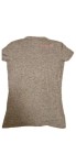 Vorschaubild 2 von Damen T-Shirt Grau Meliert Logo-Print Gr. M 38 Kurzarm