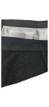 Vorschaubild 4 von Bleistiftrock Damen Schwarz Gr. 38/M Baumwolle Uni Klassisch Midirock