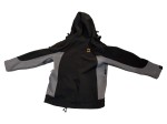 Vorschaubild 2 von TCM Herren Softshelljacke Gr. L schwarz grau Kapuze Outdoor