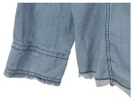 Vorschaubild 5 von Damen Jeanshemd Hemdbluse Gr. 42 Blau Baumwolle