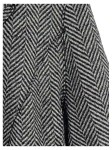 Vorschaubild 4 von Blazer Damen Gr. 44/XXL Grau Schurwolle Fischgrätenmuster Klassisch