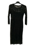Vorschaubild 2 von Damen Spitzenkleid Schwarz Gr. 36 Langarm Elegant Festlich