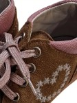 Vorschaubild 2 von Lauflernschuhe Mädchen Gr. 22 Braun Rosa Wildleder Herz