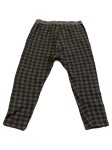 Vorschaubild 3 von Kinder Leggings Kariert Grau Blau Gr. 92 Baumwolle
