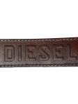 Vorschaubild 4 von Gürtel Ledergürtel Prägung Silber Braun Gr. 80 Schriftzug Vintage Casual