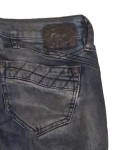 Vorschaubild 5 von Damen Jeans Regular Fit Blau W27/36 Baumwolle Steppdetails