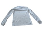 Vorschaubild 2 von Langarmshirt Herren Weiß Gr. 48/M Polyester Streifen Sportlich Logo
