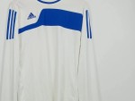 Vorschaubild 3 von Langarmshirt Herren Weiß Gr. 48/M Polyester Streifen Sportlich Logo