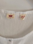 Vorschaubild 6 von Damen Langarmshirt Rippstrick Weiß Gr. M 38 Freizeit Casual