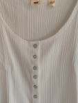 Vorschaubild 4 von Damen Langarmshirt Rippstrick Weiß Gr. M 38 Freizeit Casual