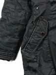 Vorschaubild 4 von Steppjacke Damen Grau Gr. 36/S Baumwolle Polyamid Uni Outdoor Langarm