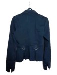 Vorschaubild 2 von Bomberjacke Damen Schwarz Gr. 38/M Baumwolle Uni Streetwear Polyester