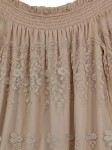 Vorschaubild 3 von Sommerkleid Damen Beige Gr. 38/M Polyester Florales Muster