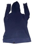 Vorschaubild 2 von Kapuzenpullover Damen Blau Gr. 36/S Baumwolle Uni Basic Langarm