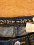 Vorschaubild 3 von Bootcut Jeans Damen Gr. W28/36/S Blau Baumwolle Uni Klassisch Alltag