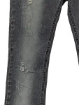 Vorschaubild 3 von Ripped Jeans Damen Gr. W26/34/XS Grau Baumwolle Uni Urban Angel Slim 35 cm