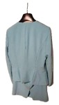 Vorschaubild 2 von Kostüm Damen Türkis Gr. 36/S Polyester Uni Elegant Langarm
