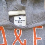 Vorschaubild 4 von Kapuzenpullover Kinder Grau Gr. 158 Baumwolle Logo-Print Casual