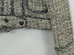 Vorschaubild 4 von Blazer Damen Gr. 36/S Grau Polyacryl Meliert Klassisch Langarm Knopf
