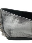 Vorschaubild 3 von Ballerinas Damen Gr. 37 Silber Leder Slip-On Glamourös Party Uni