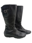 Vorschaubild 1 von Stiefel Damen Gr. 39 Schwarz Leder Reißverschluss 2 cm Casual Alltag Uni
