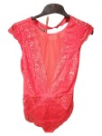 Vorschaubild 3 von Damen Body Spitze Rot Gr. 38/M Dessous Lingerie Bodysuit