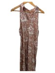 Vorschaubild 2 von Maxikleid Damen XL Blumenmuster Rosa Elegant Sommerkleid