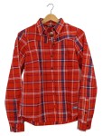 Vorschaubild 1 von Freizeithemd Damen Rot Gr. 34/XS Baumwolle Polyester Kariert Outdoor