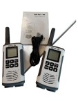 Vorschaubild 1 von RT45 Walkie Talkie Set 2 Stück Funkgerät Weiß mit USB Ladekabel