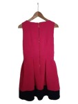Vorschaubild 2 von Cocktailkleid Damen Pink Gr. 40/L Polyester Uni Elegant Ärmellos