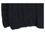 Vorschaubild 4 von Pullover Damen Schwarz Gr. 36/S Polyacryl Strukturmuster Elegant