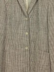 Vorschaubild 2 von Blazer Damen Beige Gr. 38/M Polyester Kariert Klassisch Langarm