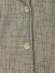 Vorschaubild 3 von Blazer Damen Beige Gr. 38/M Polyester Kariert Klassisch Langarm