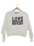 Vorschaubild 1 von Damen Pullover Love Pailletten Creme Gr. S 36