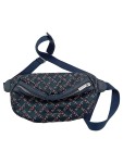 Vorschaubild 1 von Gürteltasche Bauchtasche Damen Blau Polyester Leder Logo-Print Urban
