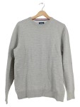 Vorschaubild 1 von Pullover Herren Gr. 52/L Grau Baumwolle Strukturmuster Casual Langarm