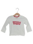 Vorschaubild 1 von Langarmshirt Kinder Baby Gr. 86 24M Weiß Logo-Print Baumwolle